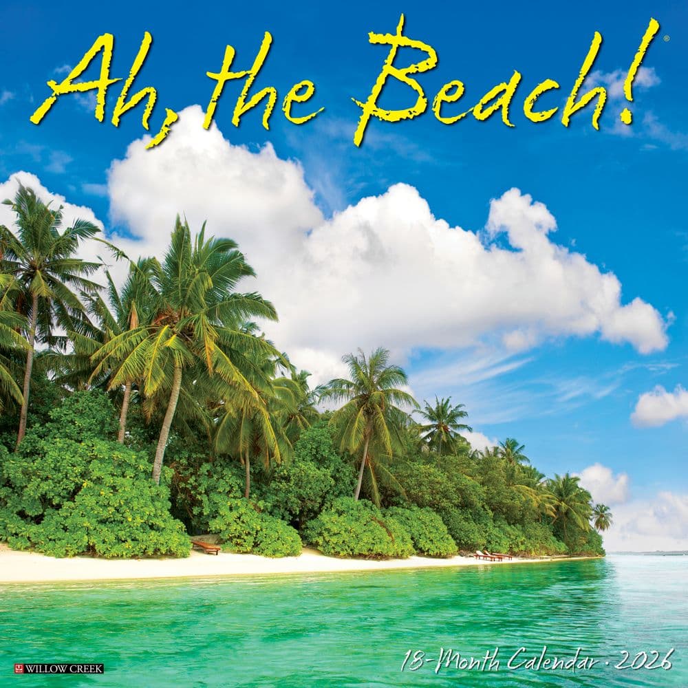 Ah Beach 2026 Wall Calendar  Main Image