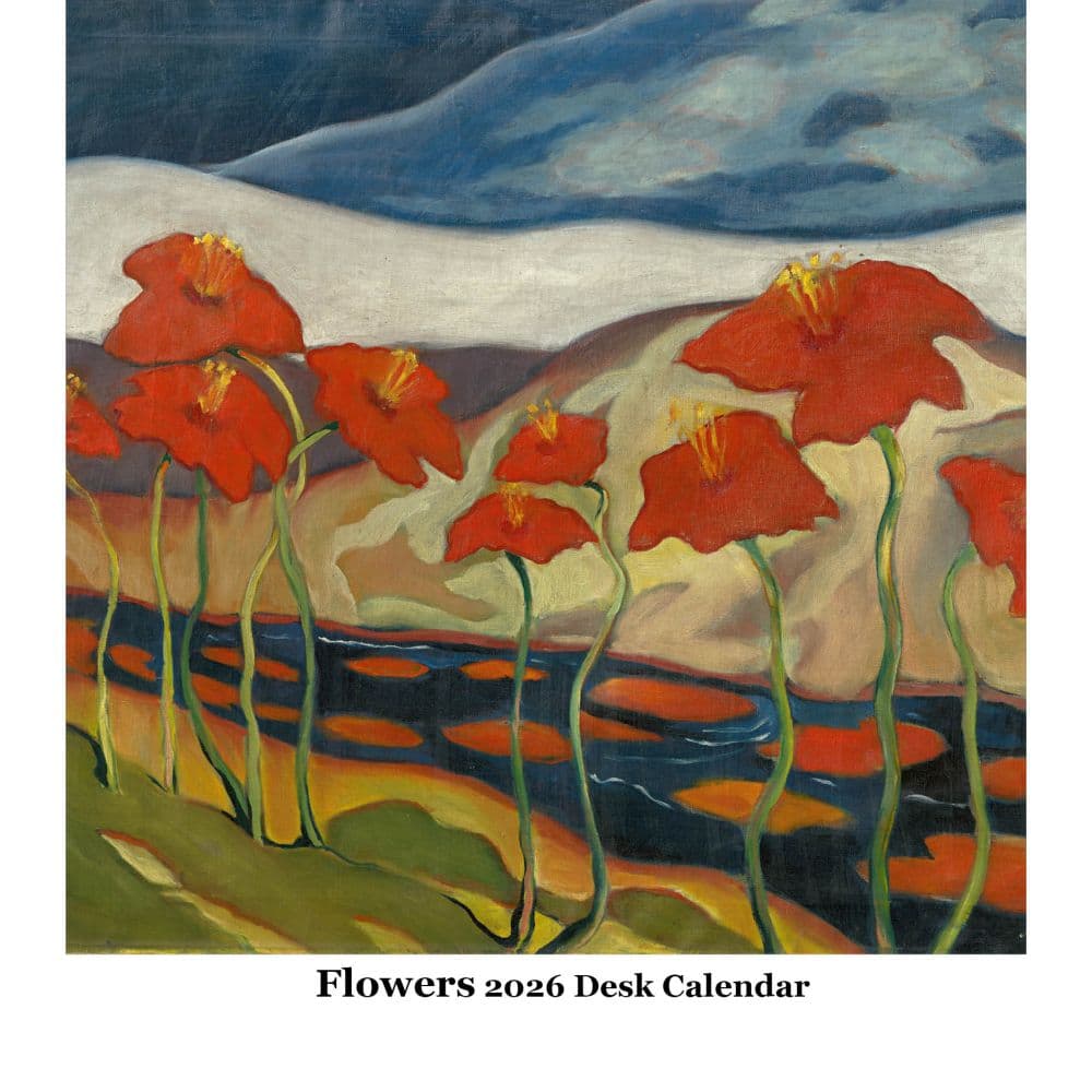 Flowers 2026 Easel Desk Calendar Main Product Image