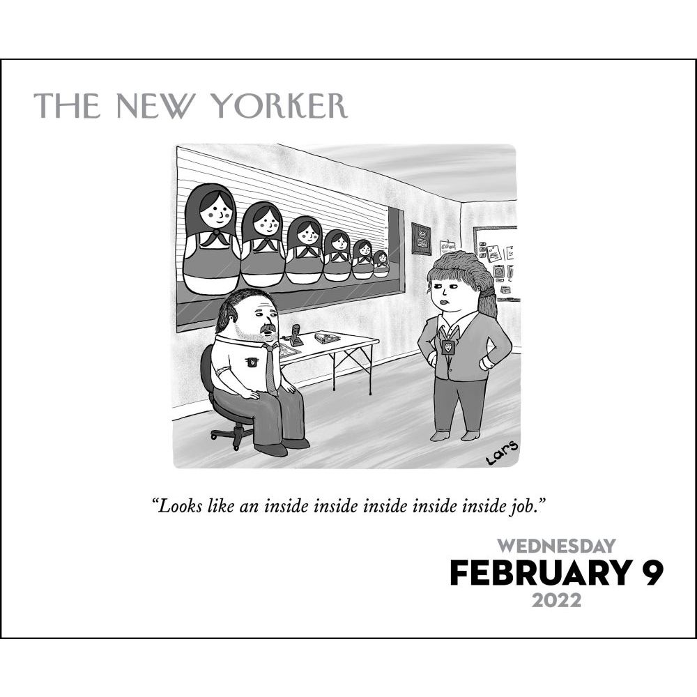 New Yorker 2022 Calendar Cartoons From The New Yorker 2022 Day-To-Day Calendar - Calendars.com