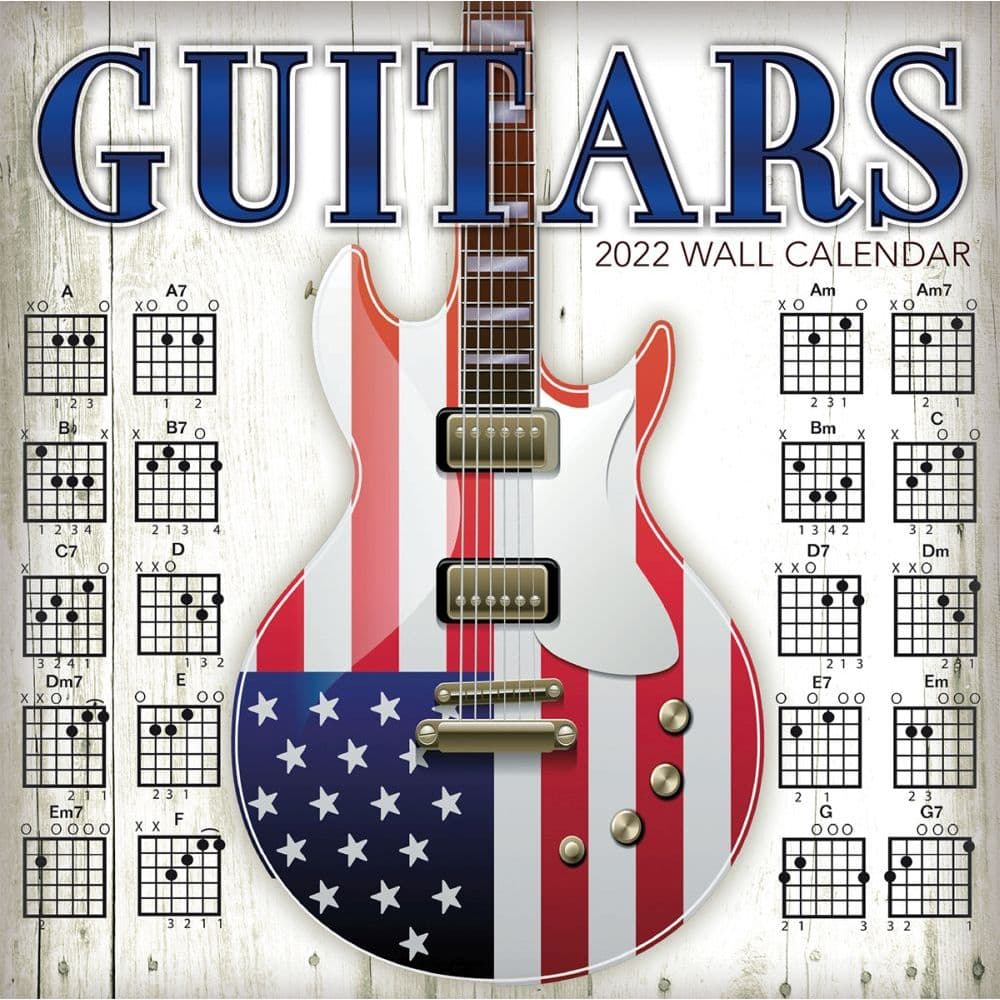 Guitars 2022 Wall Calendar