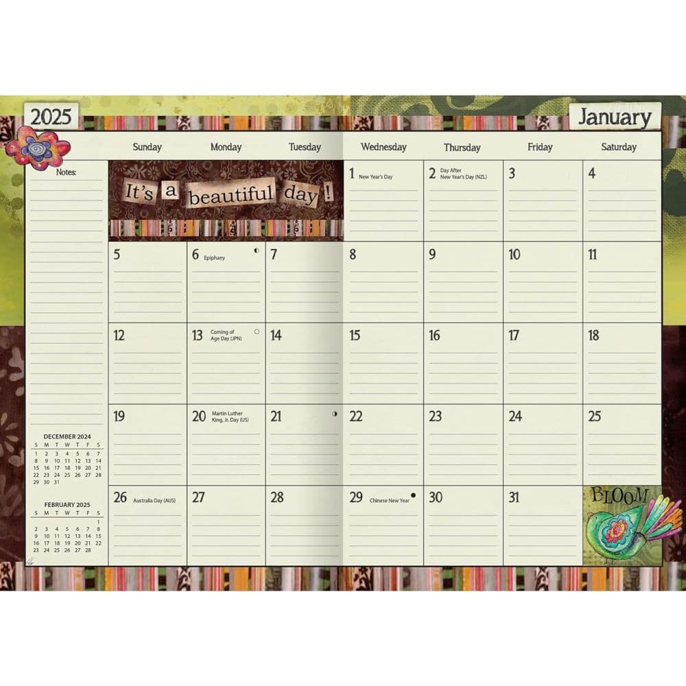 Color My World by Lisa Kaus 2025 Monthly Planner Fourth Alternate Image width=&quot;1000&quot; height=&quot;1000&quot;