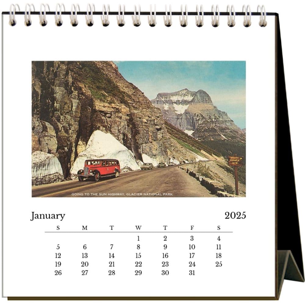 Nostalgic Montana 2025 Easel Desk Calendar Second Alternate Image width="1000" height="1000"