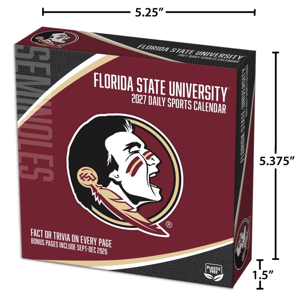 Florida State Seminoles 2027 Desk Calendar Fifth Alternate Image
