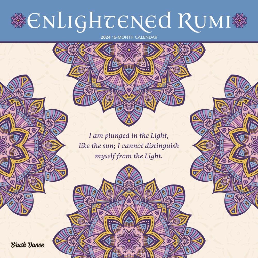 Enlightened Rumi 2024 Wall Calendar Main Product Image width=&quot;1000&quot; height=&quot;1000&quot;