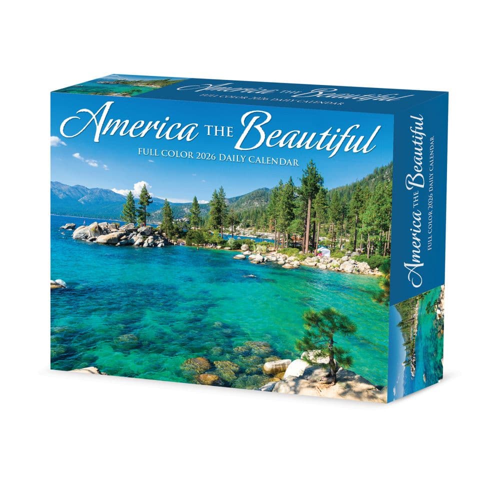 America the Beautiful 2026 Desk Calendar Main Image