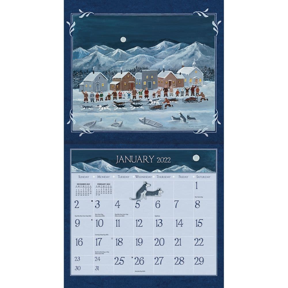 Lang Folk Art 2022 Special Edition Wall Calendar - Calendars.com