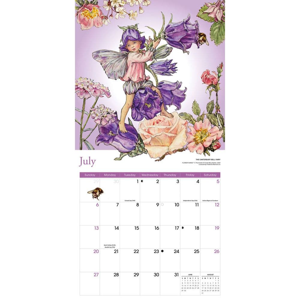 Flower Fairies 2025 Wall Calendar Third Alternate Image