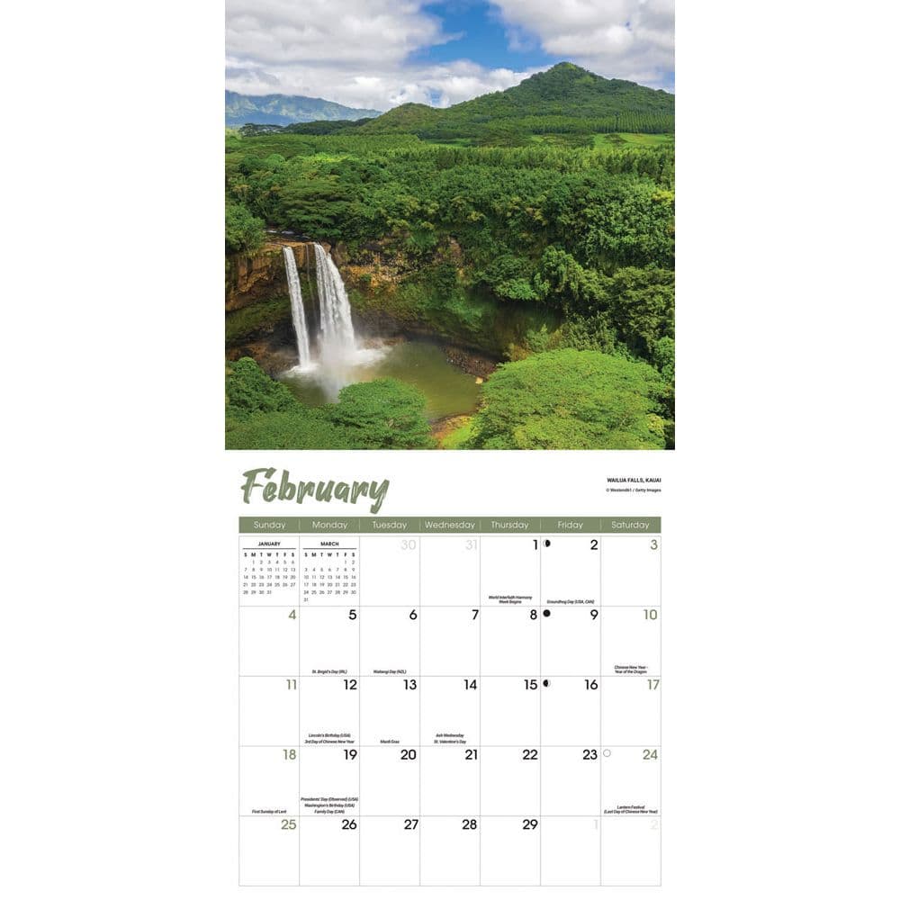 Hawaii 2024 Wall Calendar
