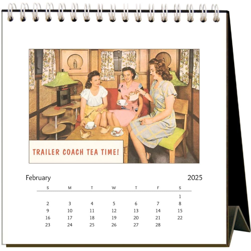 Travel Trailers 2025 Easel Desk Calendar Second Alternate