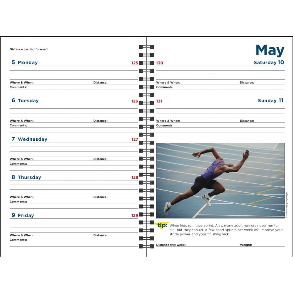 Runners Log 2025 Engagement 2025 Planner Fourth Alternate Image