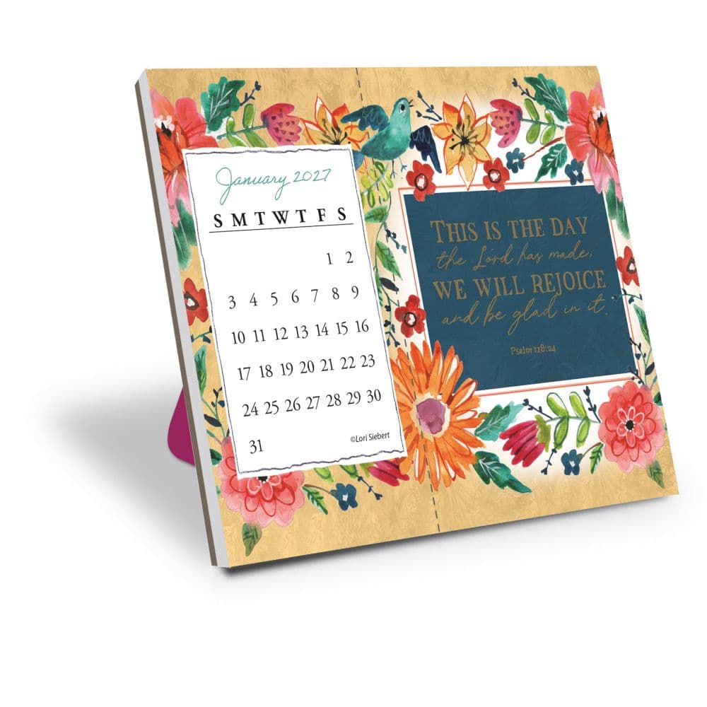 image Forever Faithful Postcard 2027 Desk Calendar by Lori Siebert