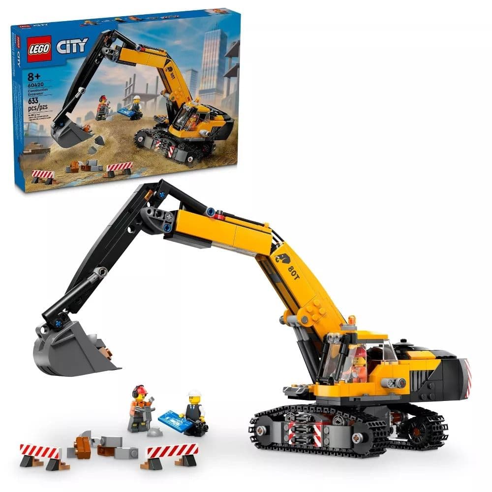 LEGO City Big Vehicles Yellow Excavator Main Product Image