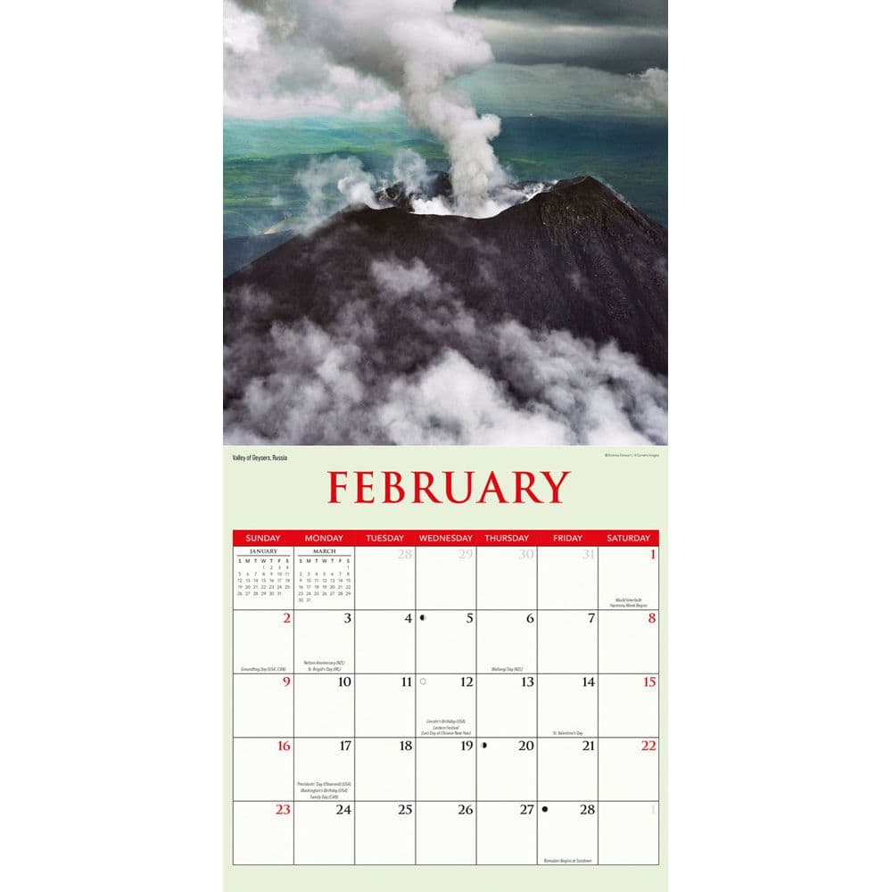 Volcanoes 2025 Wall Calendar Second Alternate Image width=&quot;1000&quot; height=&quot;1000&quot;