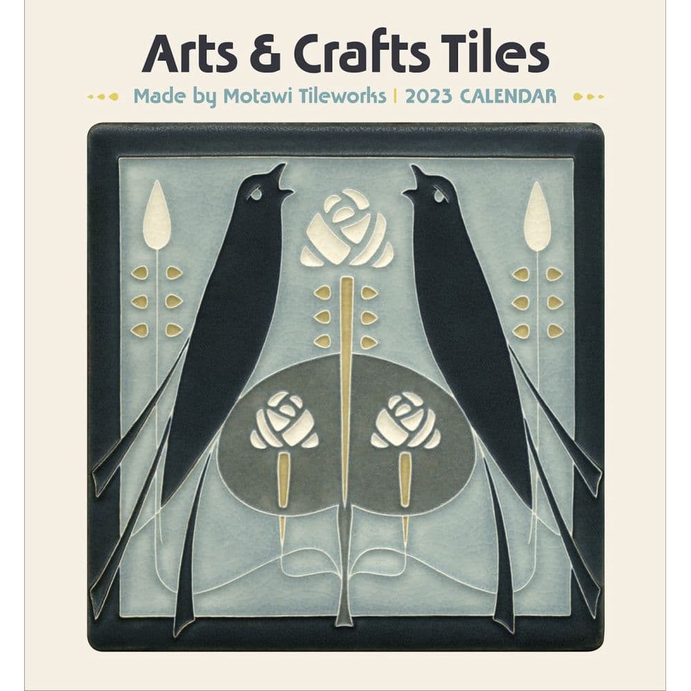 Arts and Crafts Tiles Made by Motawi Tileworks 2023 Mini Wall Calendar