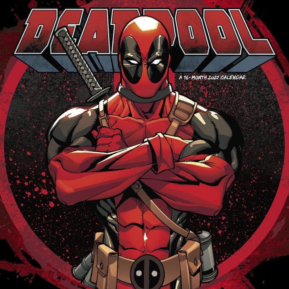 Deadpool Comic Wall Calendar