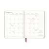 image Dots on Burgundy Textured 2026 Planner Third Alternate Image