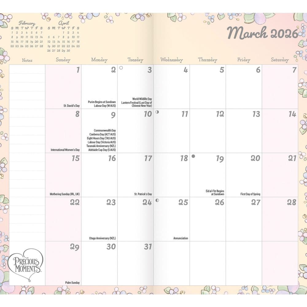 Precious Moments 2 Year Pocket 2026 Planner First Alternate Image
