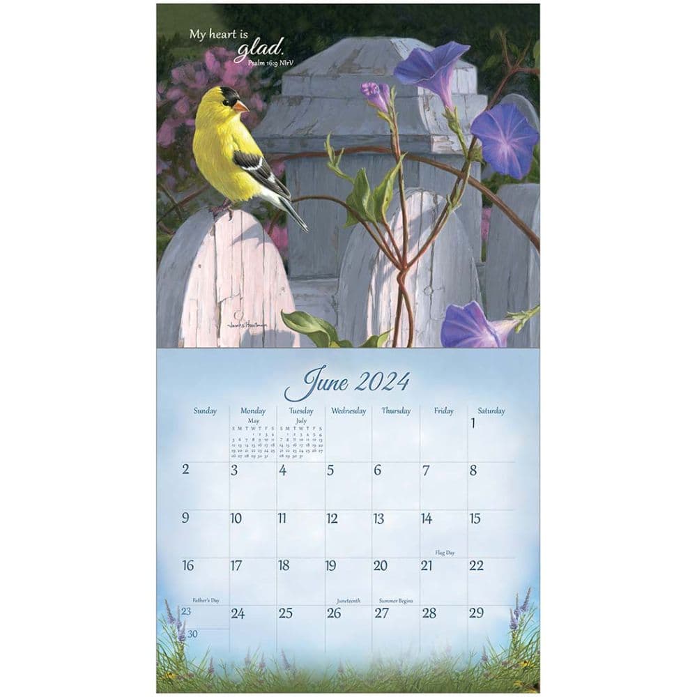 Songbirds of Faith Special Edition 2024 Wall Calendar