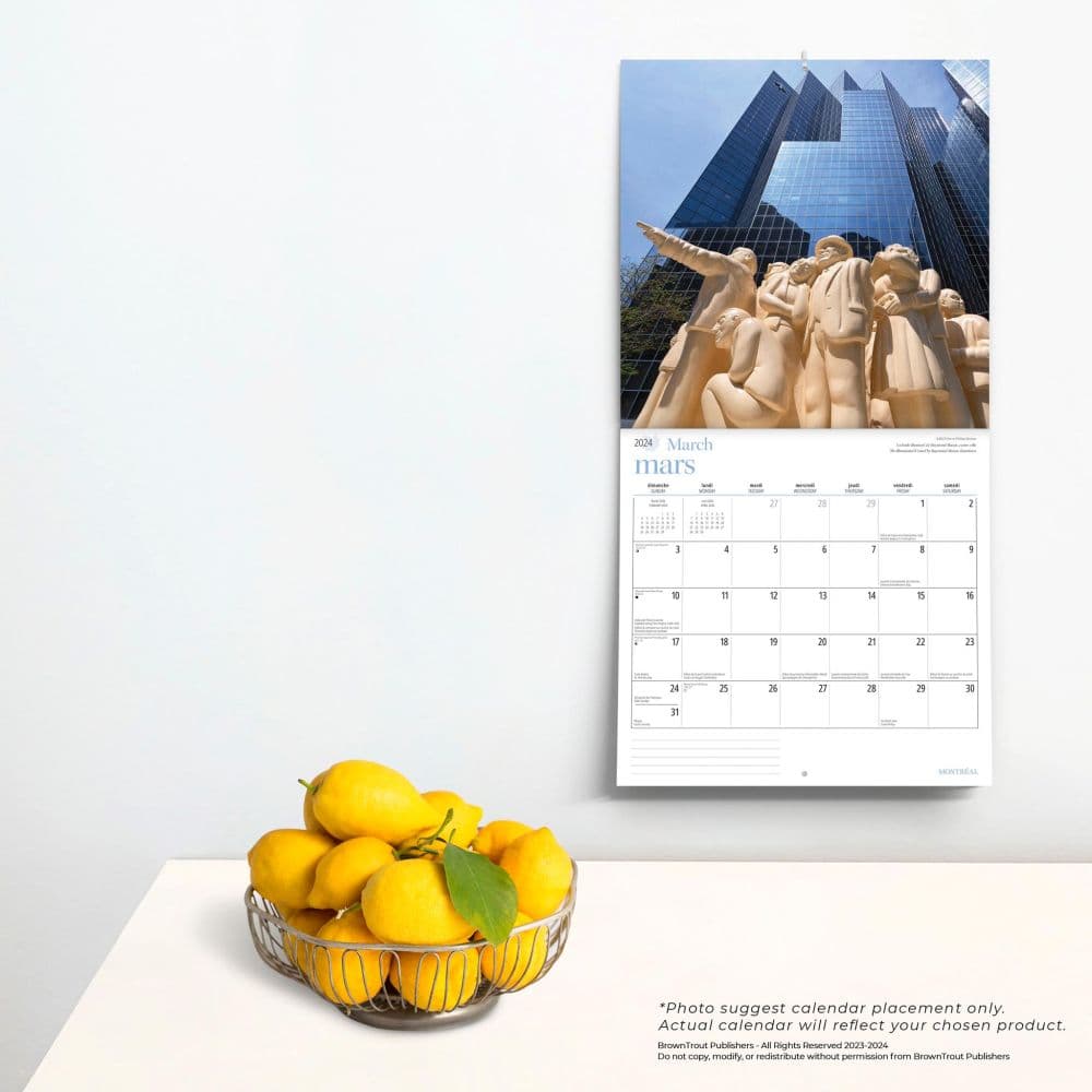 Montreal 2024 Wall Calendar