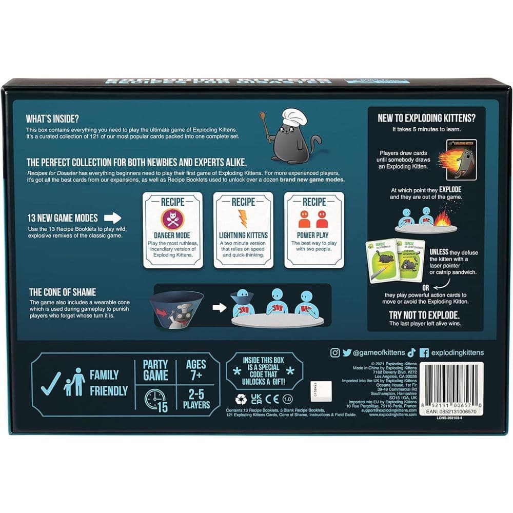 Exploding Kittens Recipes for Disaster Game First Alternate Image