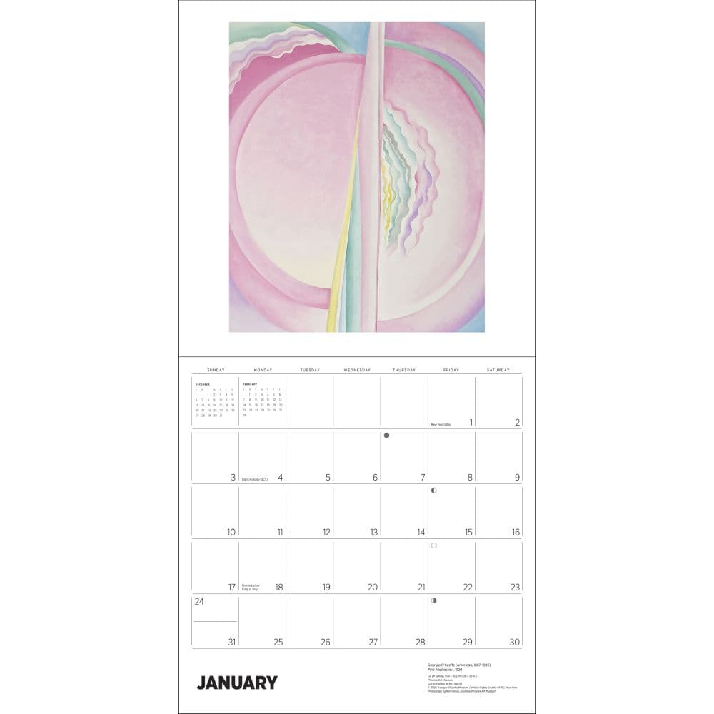 Georgia OKeeffe 2027 Wall Calendar Second Alternate Image