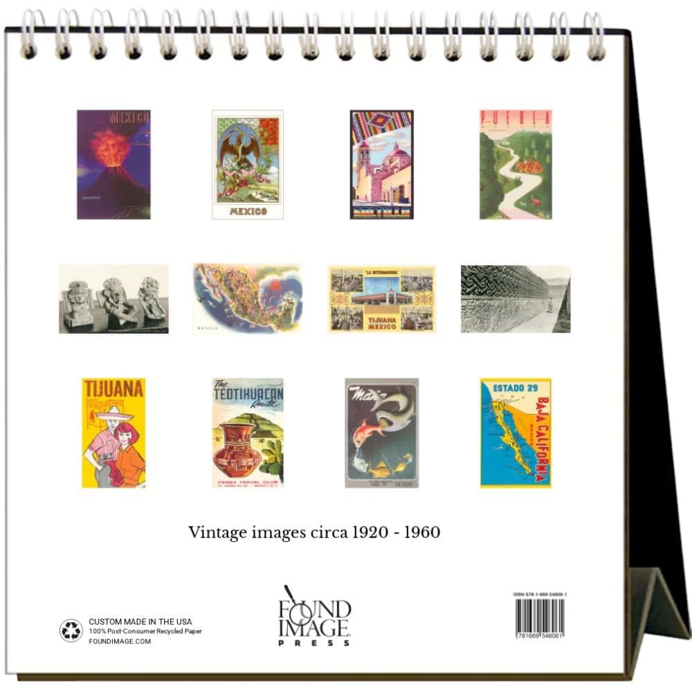 Mexico Nostalgic 2026 Easel Desk Calendar First Alternate Image