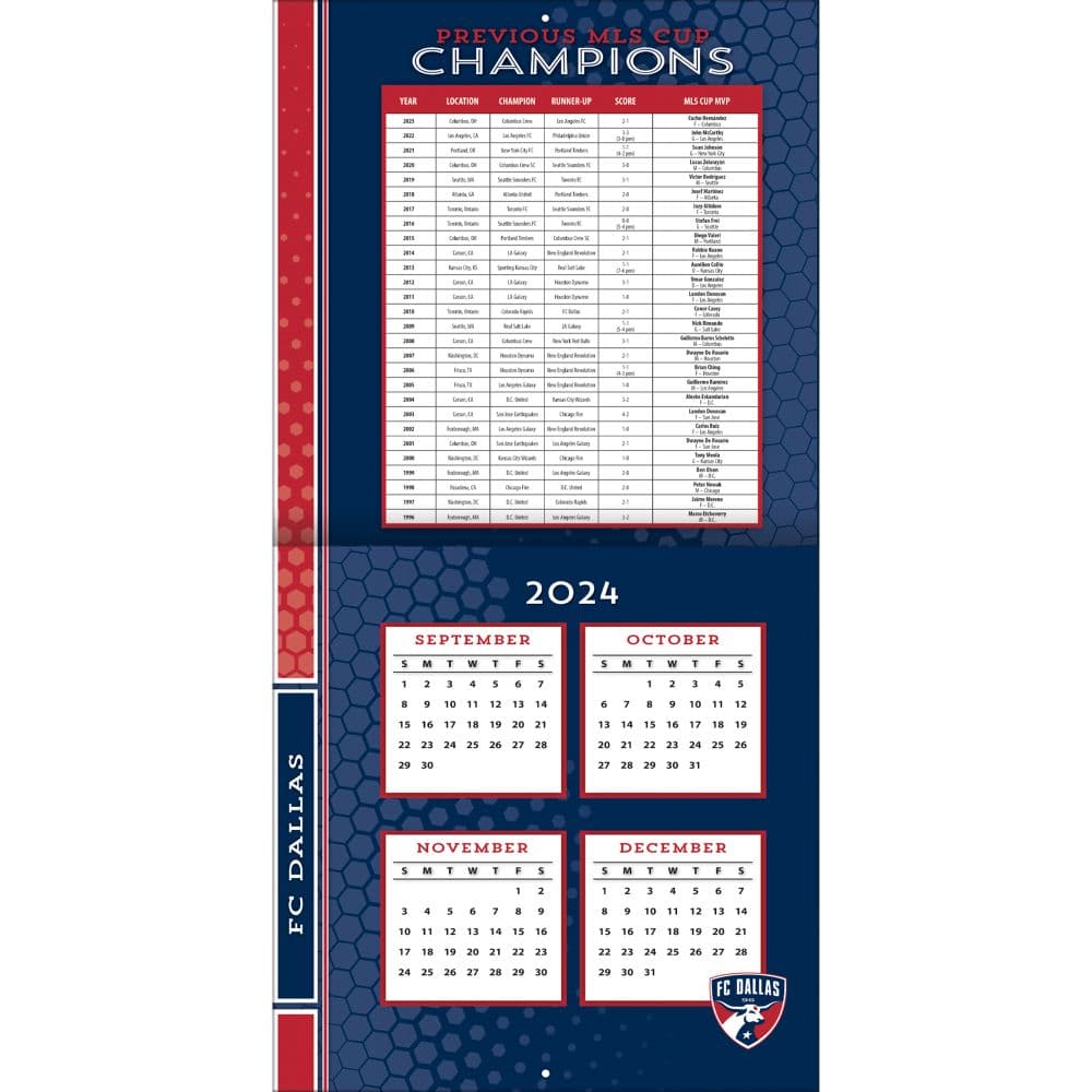 MLS Elite 2025 Wall Calendar First Alternate Image width="1000" height="1000"