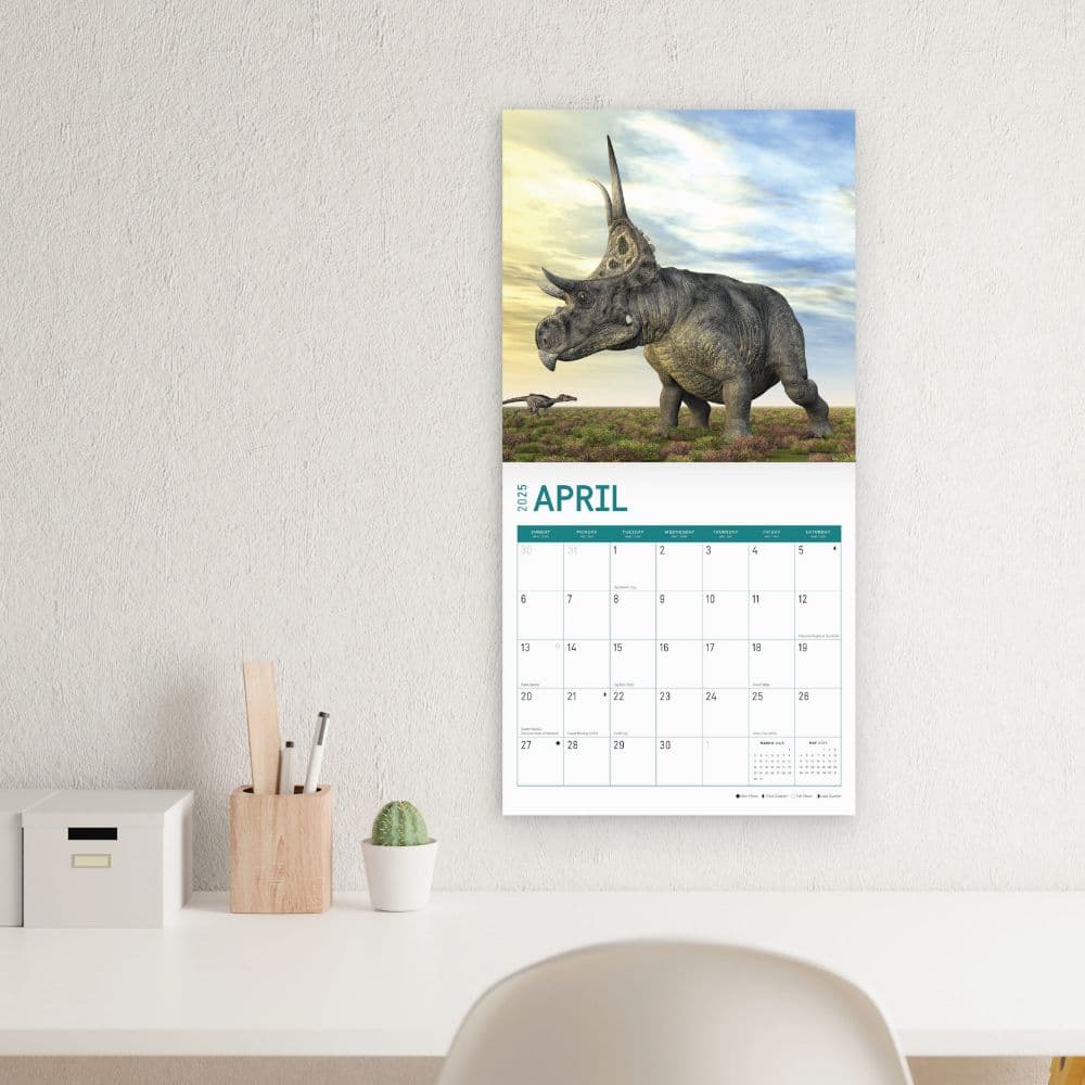 Dinosaur Desk Calendar 2025 Images References :