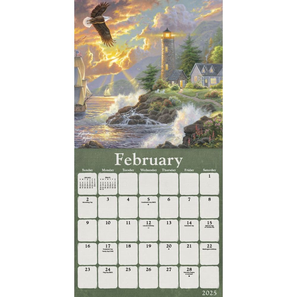 Country Road Hunter 2025 Wall Calendar Alt3