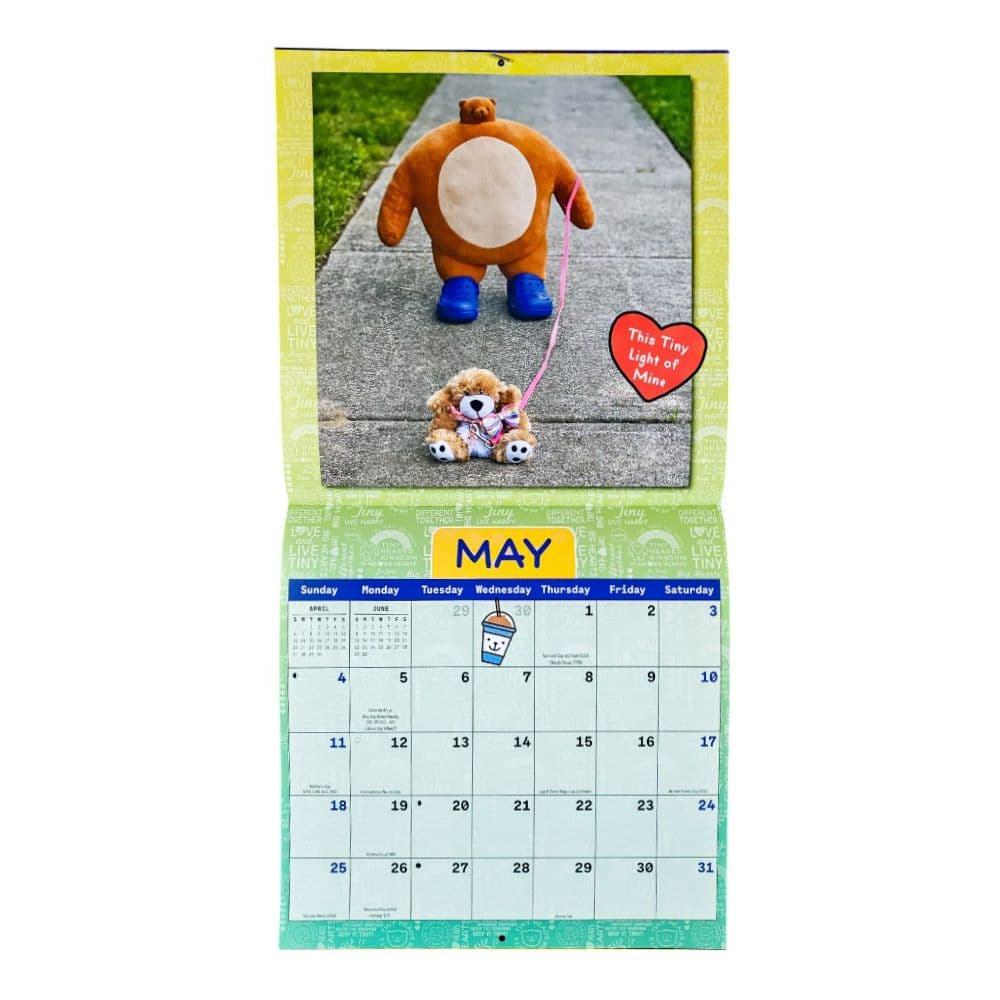 Tiny Headed Kingdom 2024 Wall Calendar May