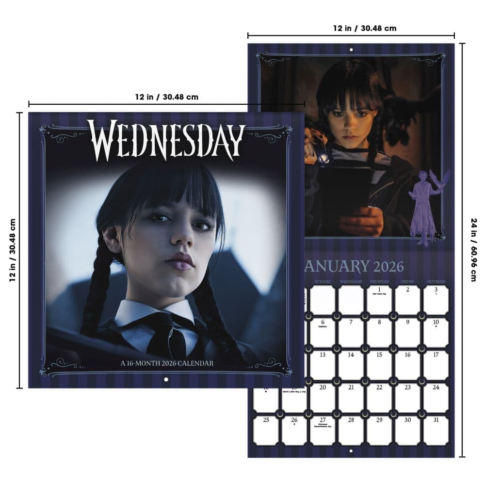 Wednesday 2026 Wall Calendar Sixth Alternate Image