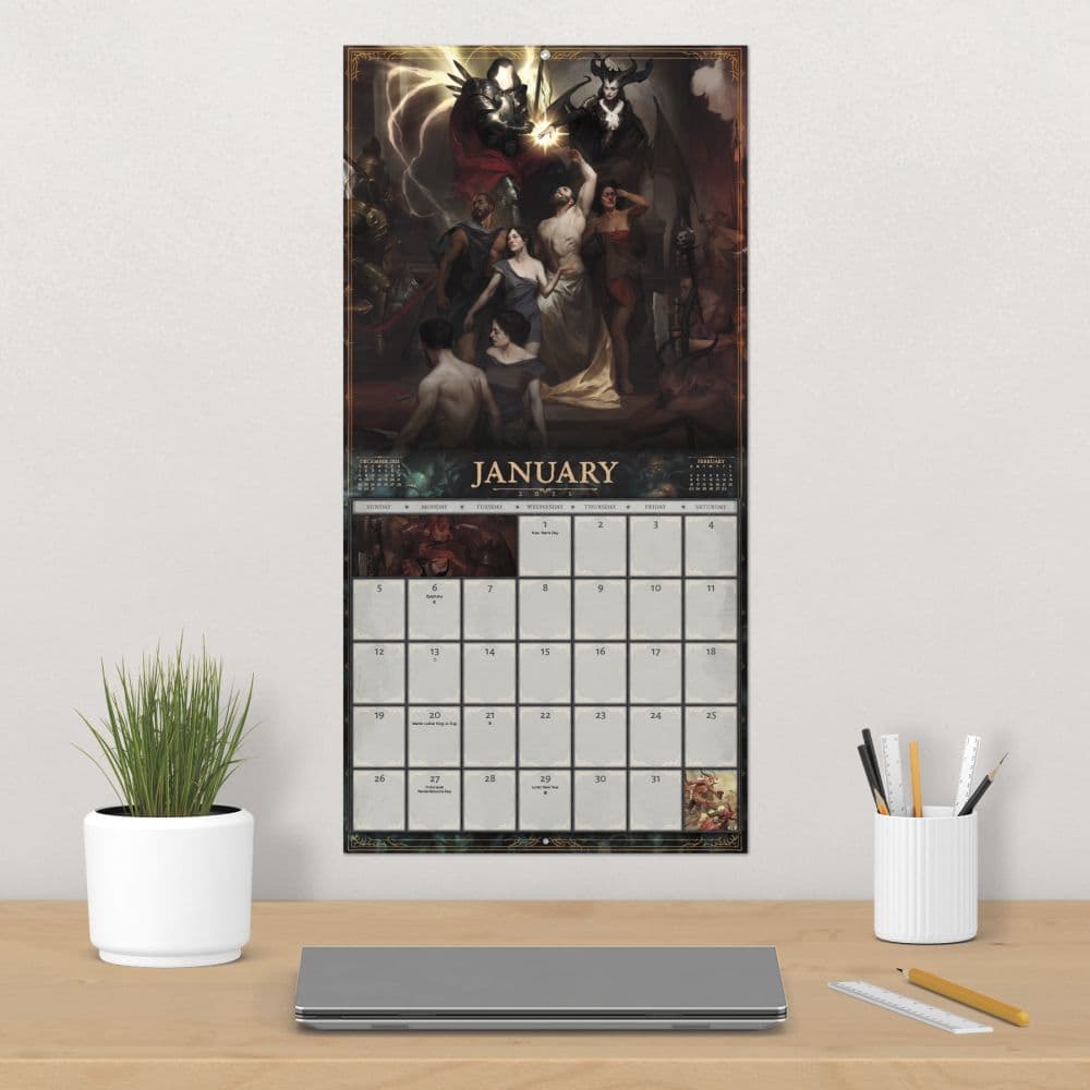 Diablo 4 2025 Wall Calendar Fourth Alternate Image width=&quot;1000&quot; height=&quot;1000&quot;