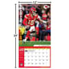 image NFL Kansas City Chiefs 2025 Wall Calendar size