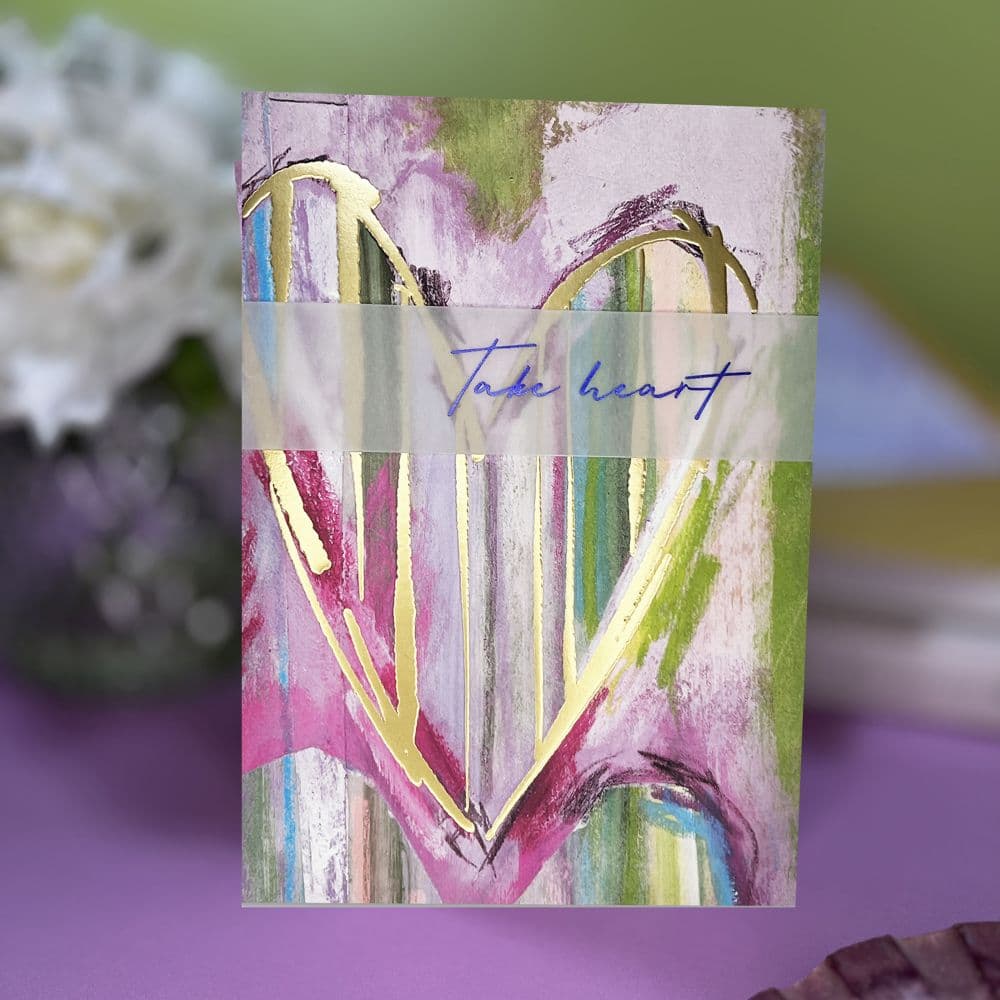 Take Heart Iris Sympathy Card Sixth Alternate Image