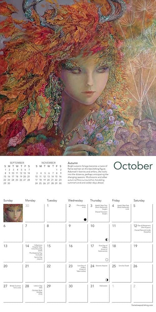 Celestial Journeys by Josephine 2024 Mini Wall Calendar