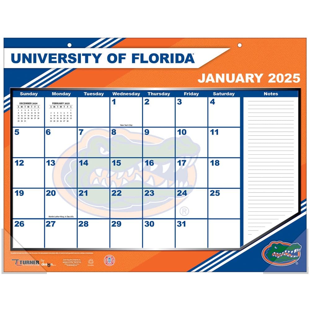 COL Florida Gators 2025 Desk Pad First Alternate Image width=&quot;1000&quot; height=&quot;1000&quot;