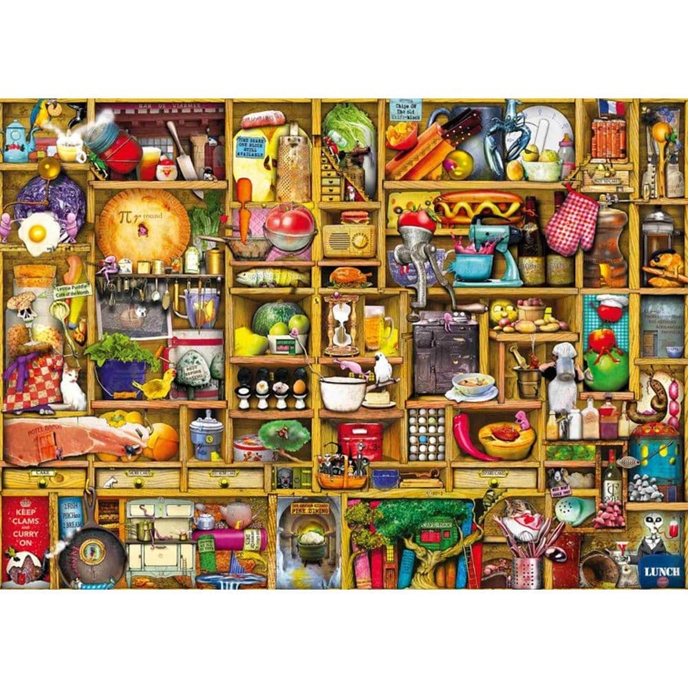 Kitchen Cupboard 1000 Piece Puzzle Art only