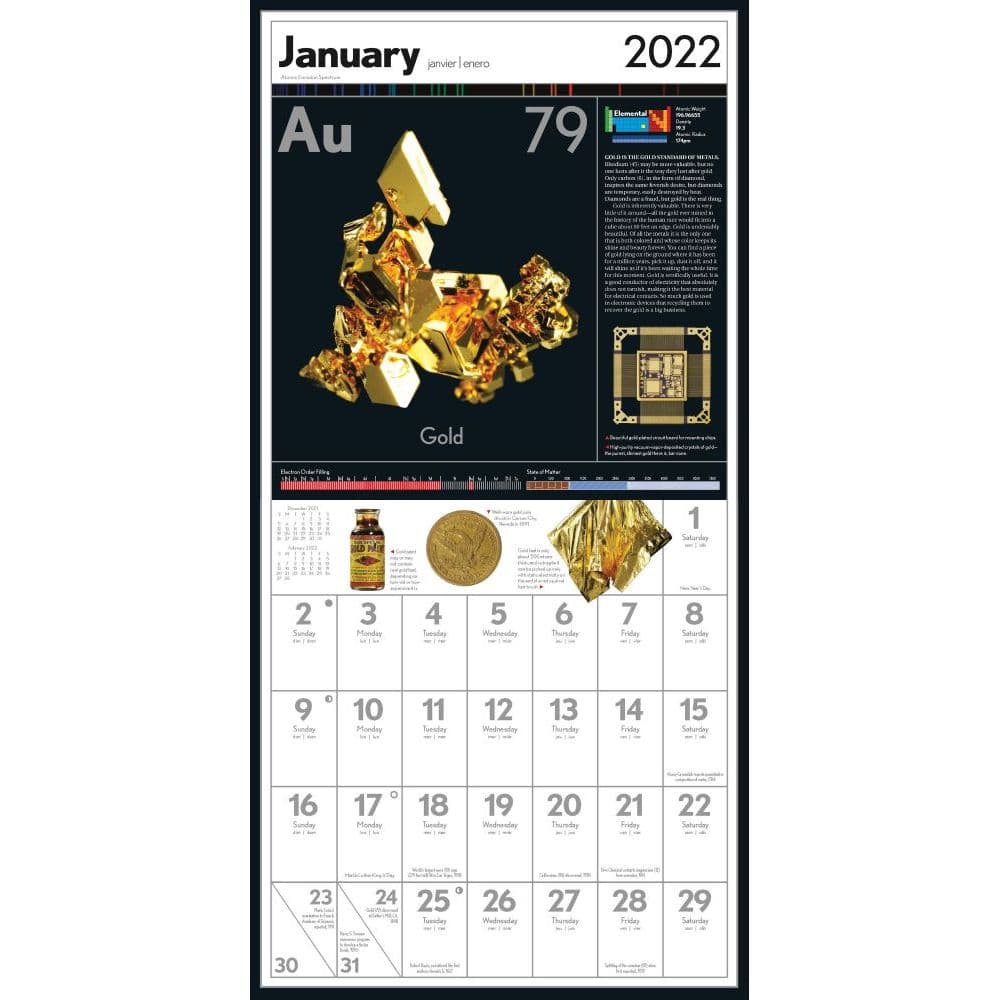 Elements 2022 Wall Calendar - Calendars.com