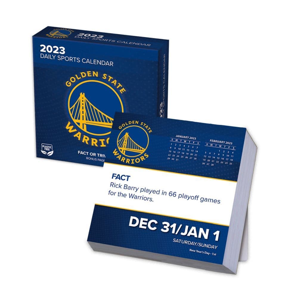 Golden State Warriors 2023 Desk Calendar