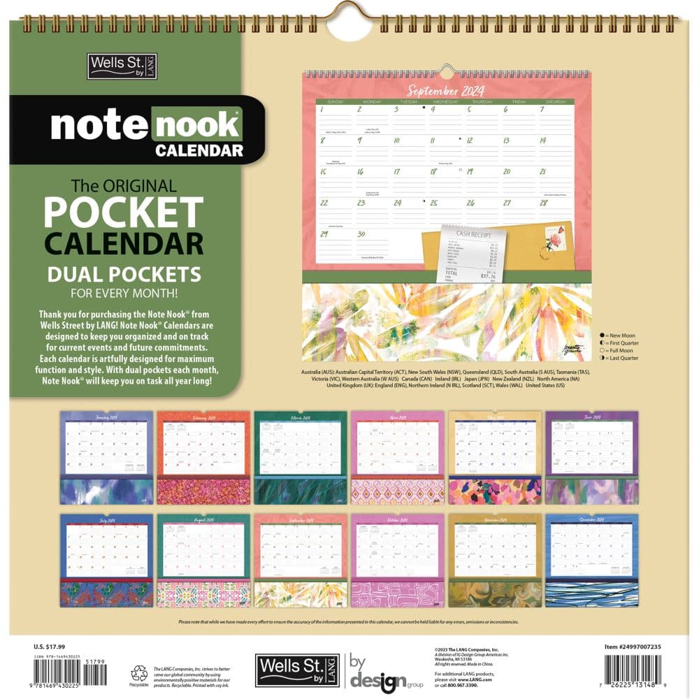 Note Nook Calendar 2025 