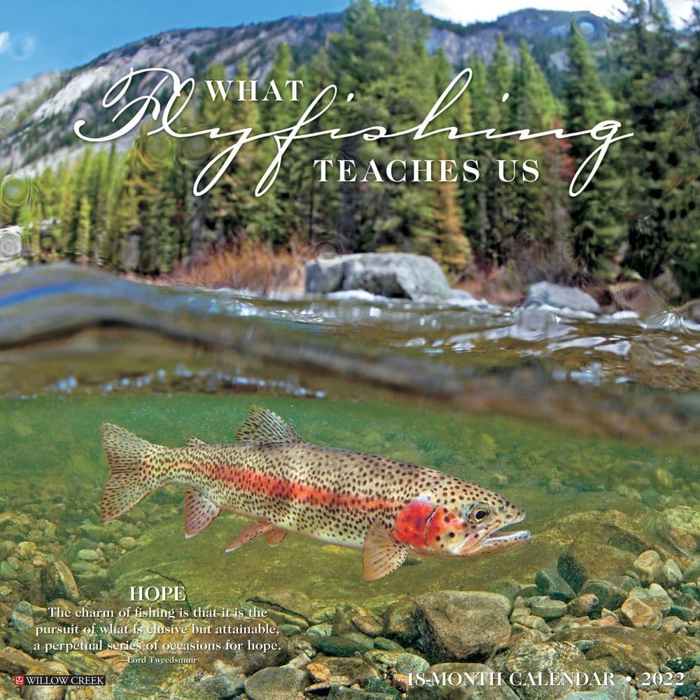 Fish Fly Fish Teach Us 2022 Wall Calendar