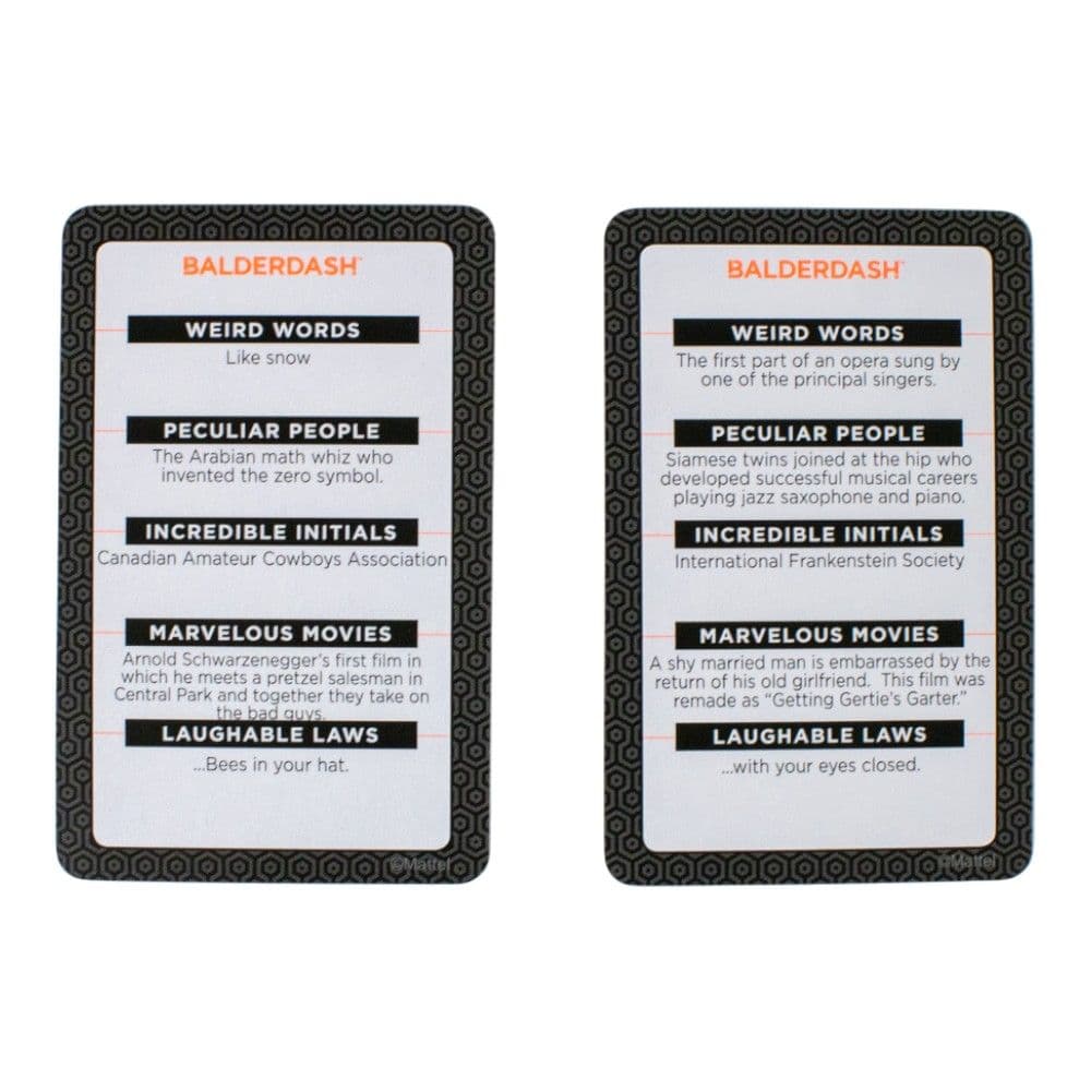 Balderdash Game Fifth Alternate Image