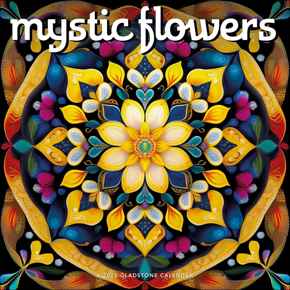 Mystic Flowers 2025 Wall Calendar