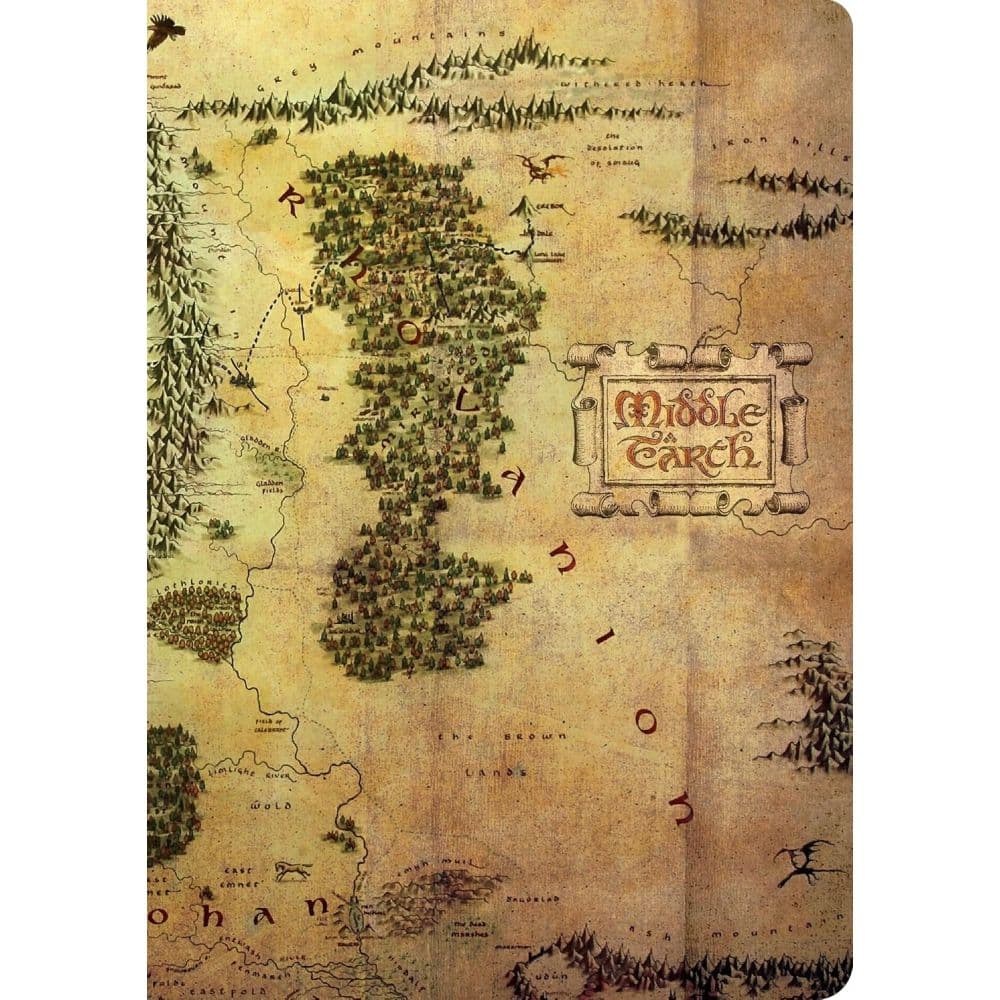 Lord of the Rings Planner Notebook Sixth Alternate Image