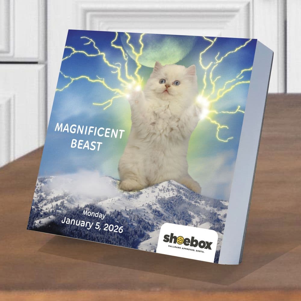 Shoebox 2026 Desk Calendar Third Alternate Image