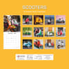 image Scooters 2027 Wall Calendar First Alternate Image