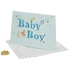 image Clothesline Boy New Baby Card 3D
