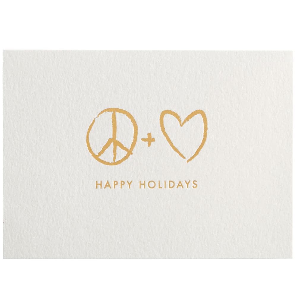 Peace And Love Christmas Card  First Alternate Image width=&quot;1000&quot; height=&quot;1000&quot;