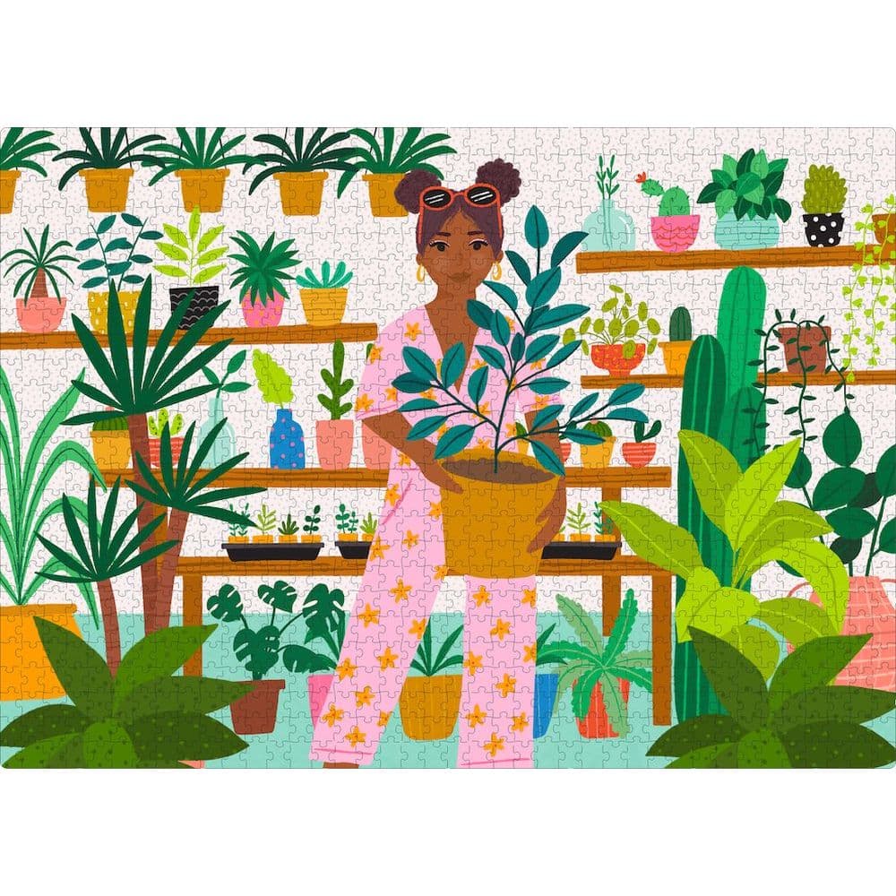 Crazy Plant Lady 1000 Piece Puzzle Alternate Image 1