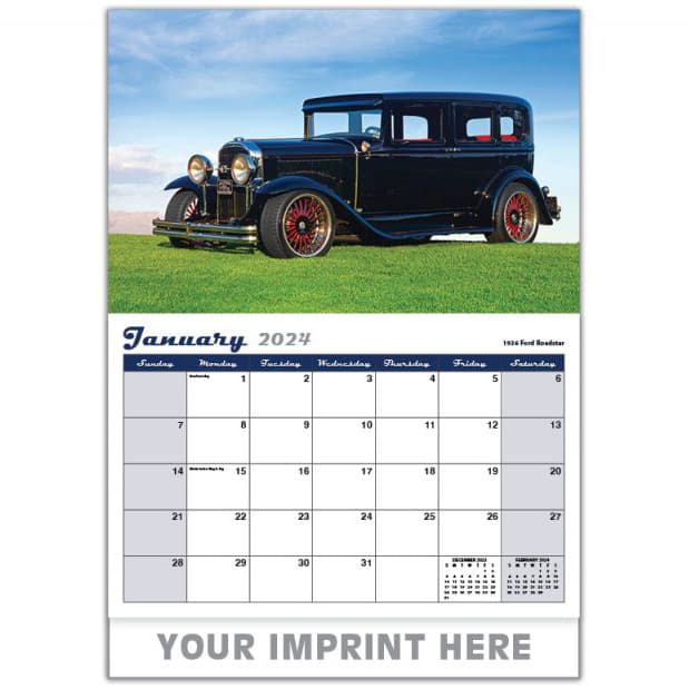 Dream Machines Hot Rod Deluxe 2024 Wall Calendar First Alternate Image width=&quot;1000&quot; height=&quot;1000&quot;